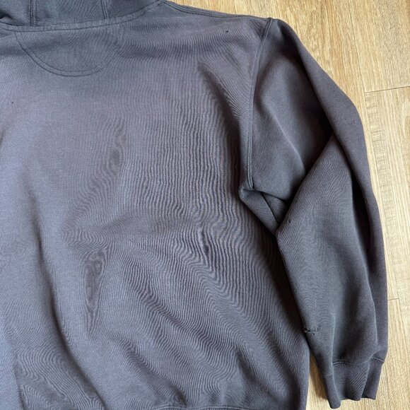 Vintage Navy Carhartt Hoodie Y2K - size Large - Picture 9 of 11
